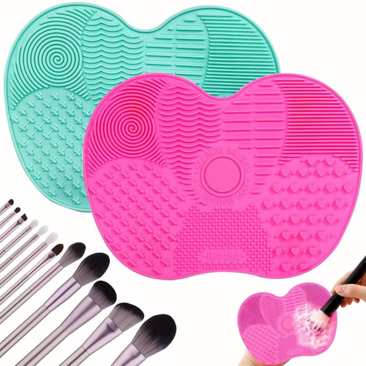 BRUSH CLEANSING MATT ASSORTED COLOR BIG