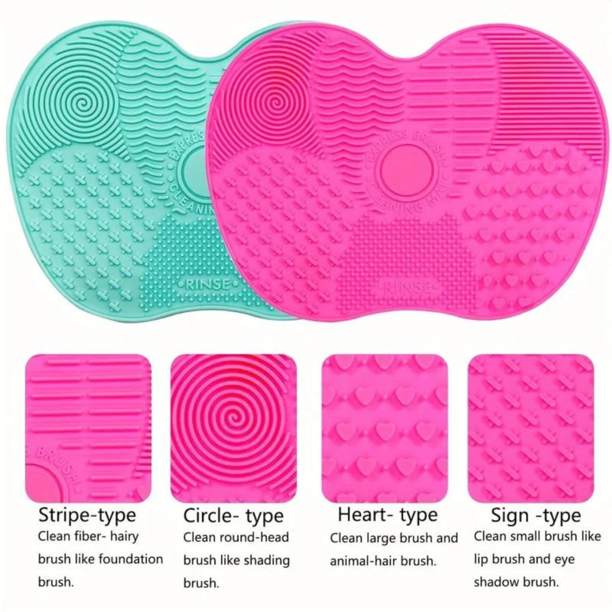 BRUSH CLEANSING MATT ASSORTED COLOR BIG