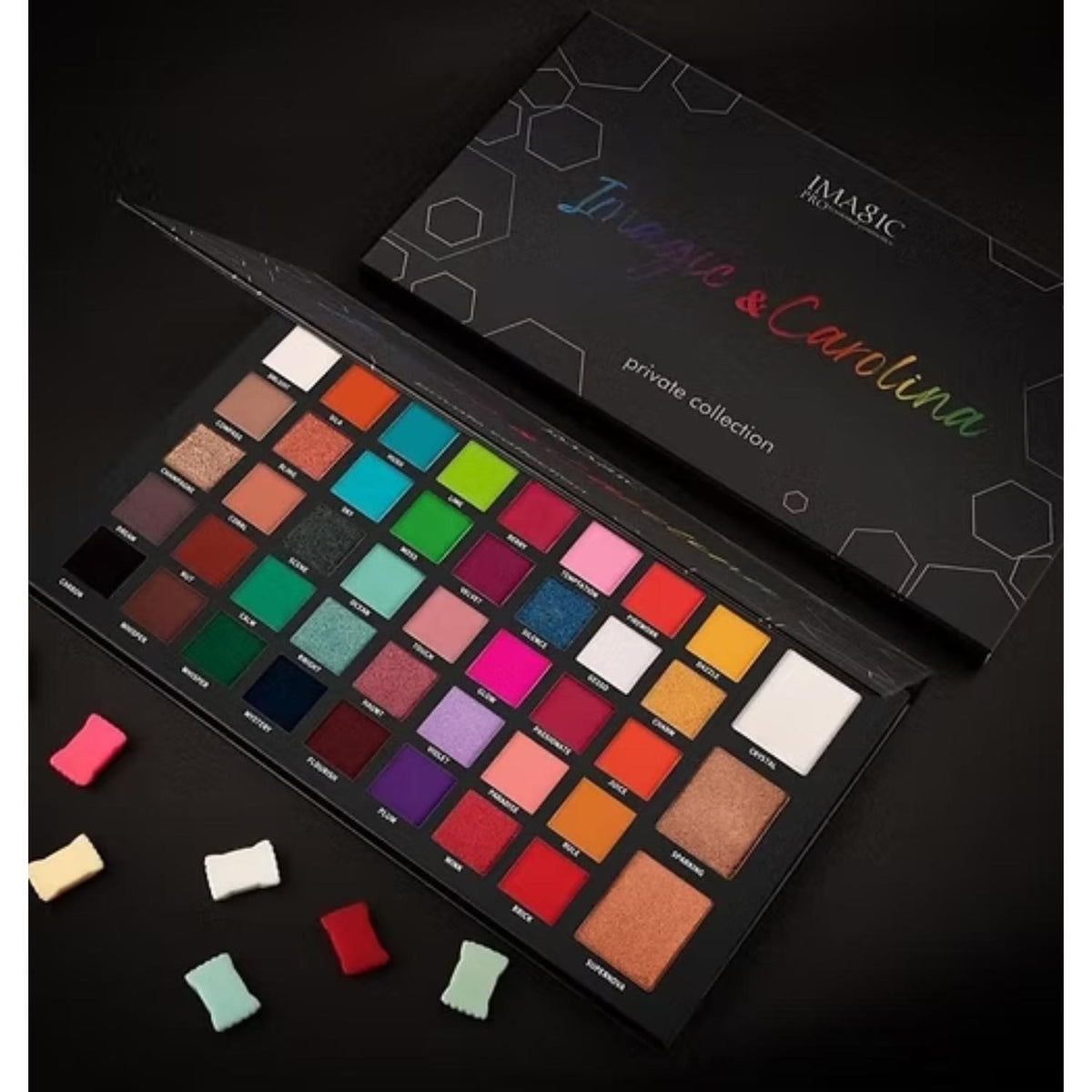 IMAGIC 40 COLOUR EYESHADOW PALETTE PRIVATE COLLECTION (lLTD-602)