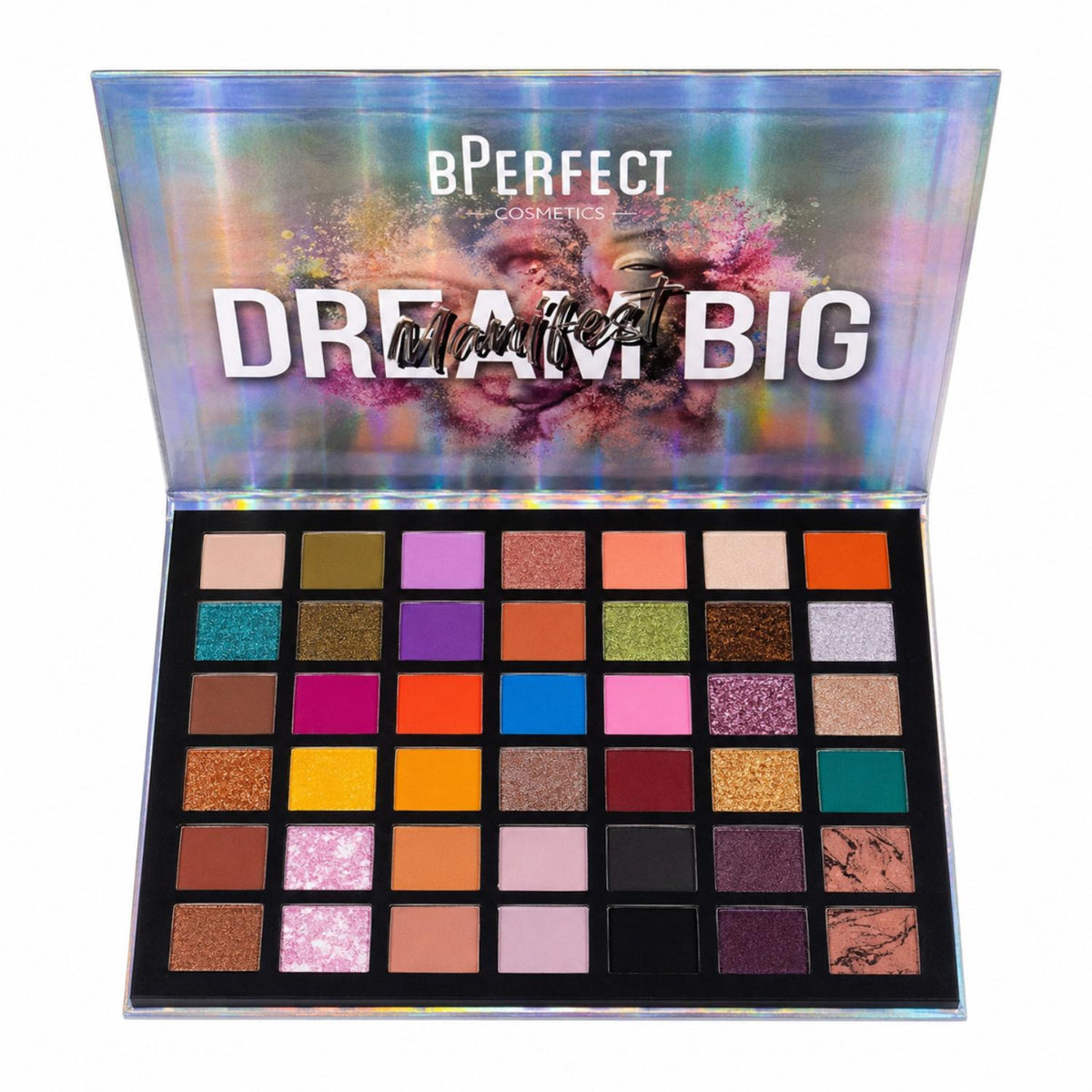 B perfect dream big manifest eyeshadow palette 35 colours
