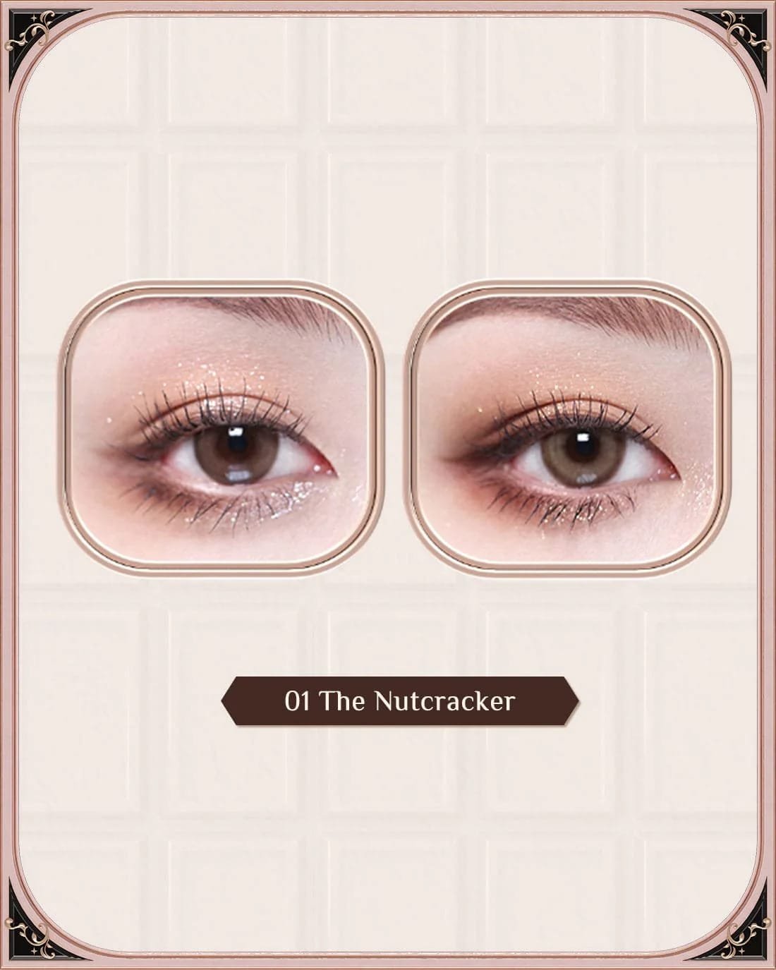 Flowers knows chocolate eyeshadow palette 10g NUT CRACKER