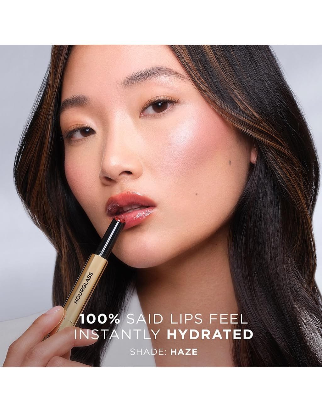 HOURGLASS PHANTOM VOLUMIZING GLOSSY BALM DUO HAZE CRAVE