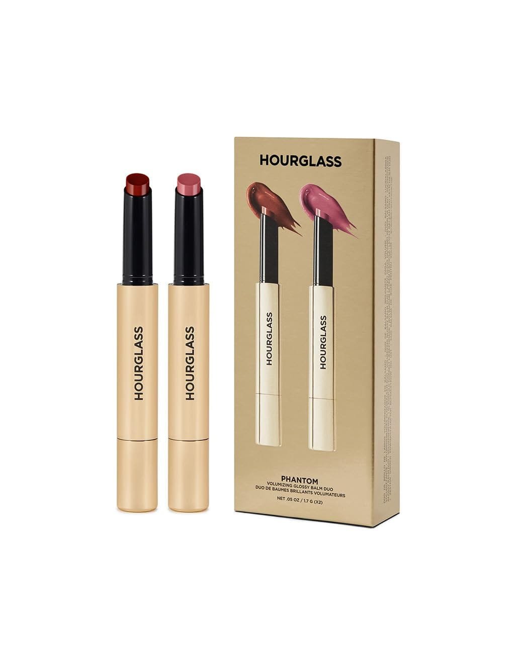 HOURGLASS PHANTOM VOLUMIZING GLOSSY BALM DUO HAZE CRAVE