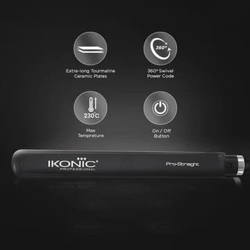 IKONIC STRAIGHTENER Pro Straight BLACK