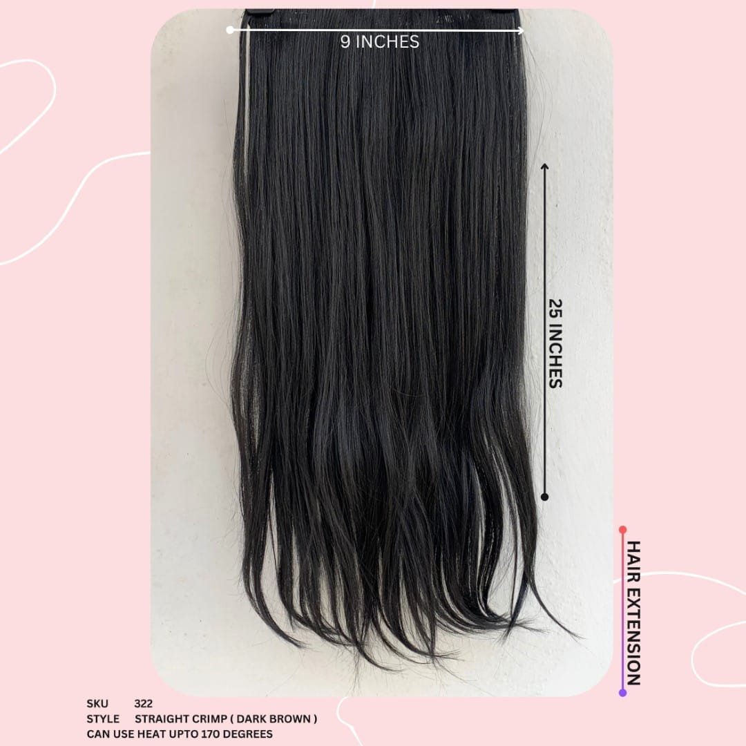 STRAIGHT CRIMPED (HAIR EXTENSION)