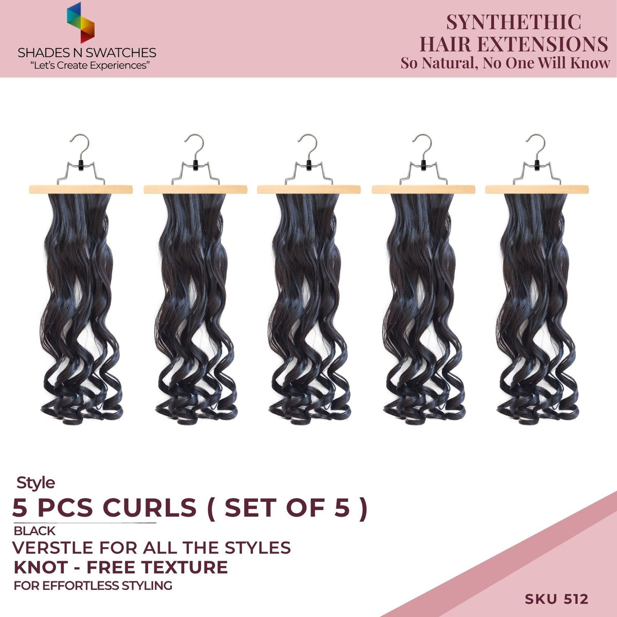 5 PCS CURL (HAIR EXTENSION)