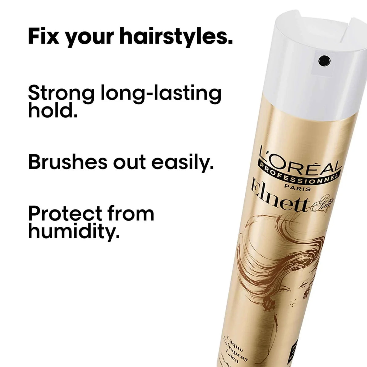 LOREAL ELNETT SATIN HAIR SPRAY 500ML