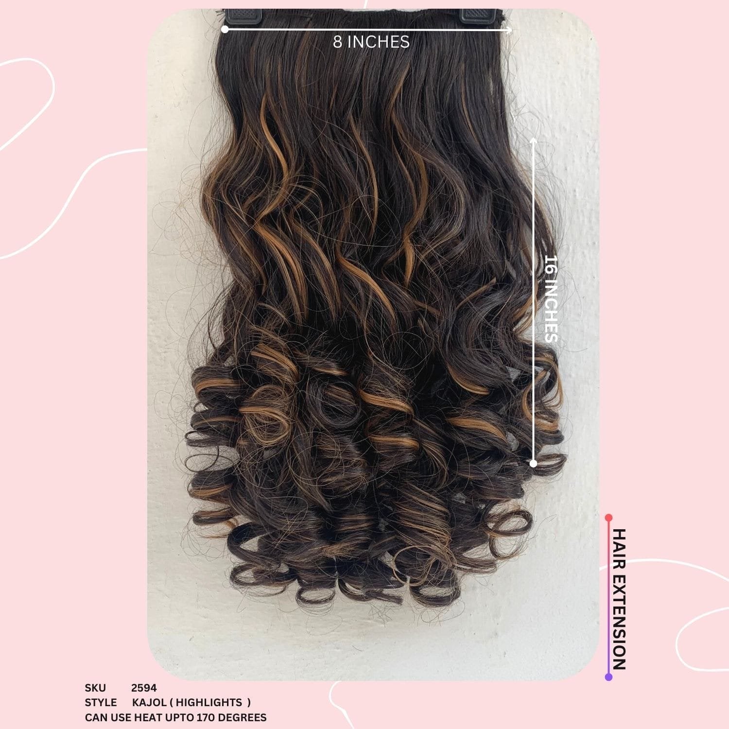 KAJOL SHORTEST HAIR EXTENSION