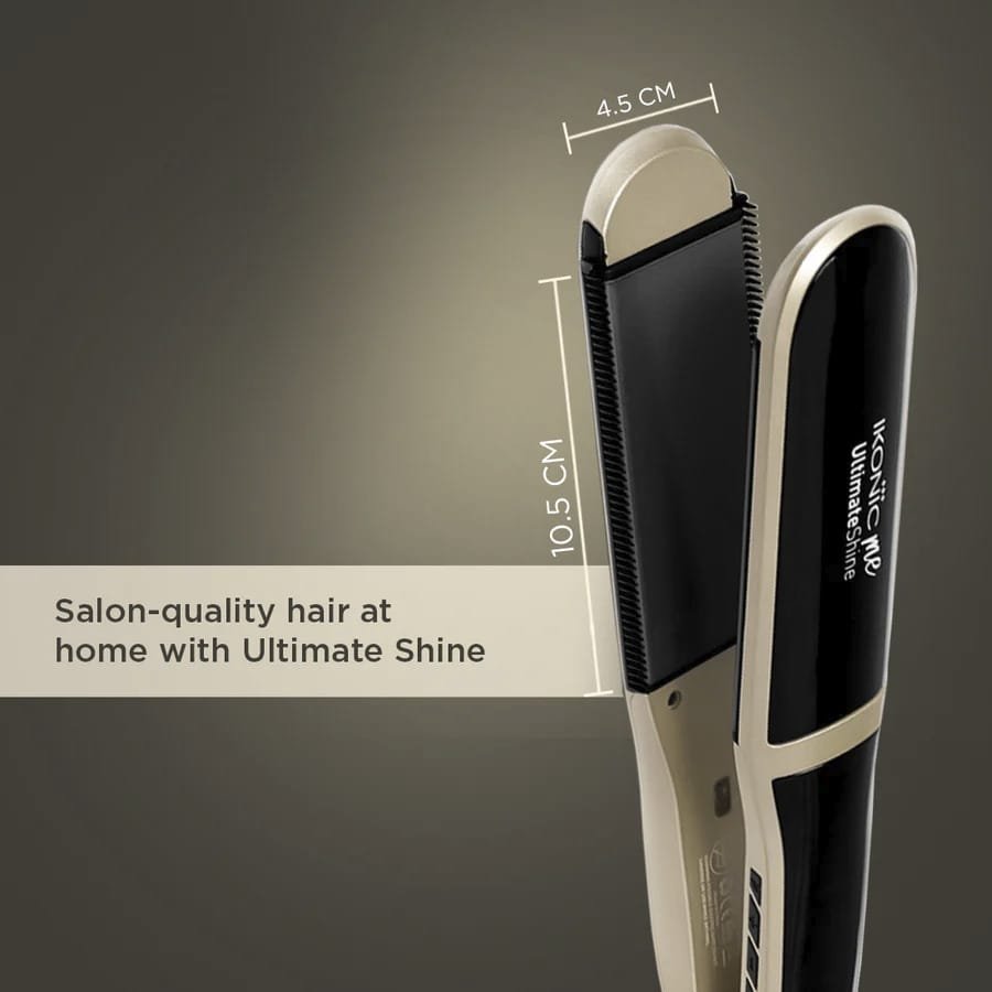 IKONIC ME STRAIGHTENER ULTIMATE SHINE BLACK & GOLD