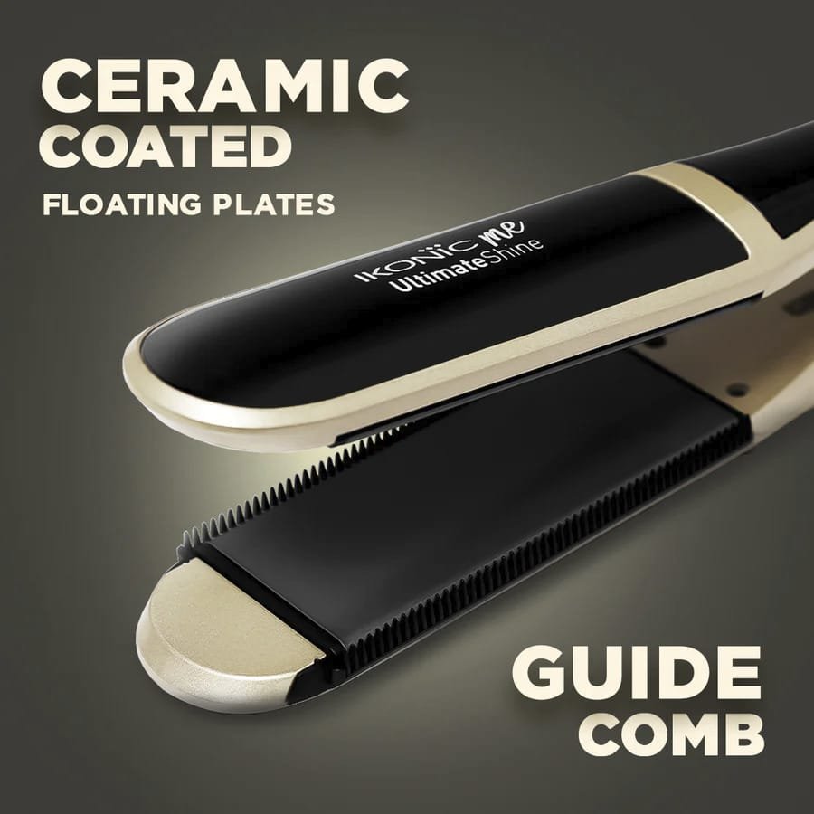 IKONIC ME STRAIGHTENER ULTIMATE SHINE BLACK & GOLD