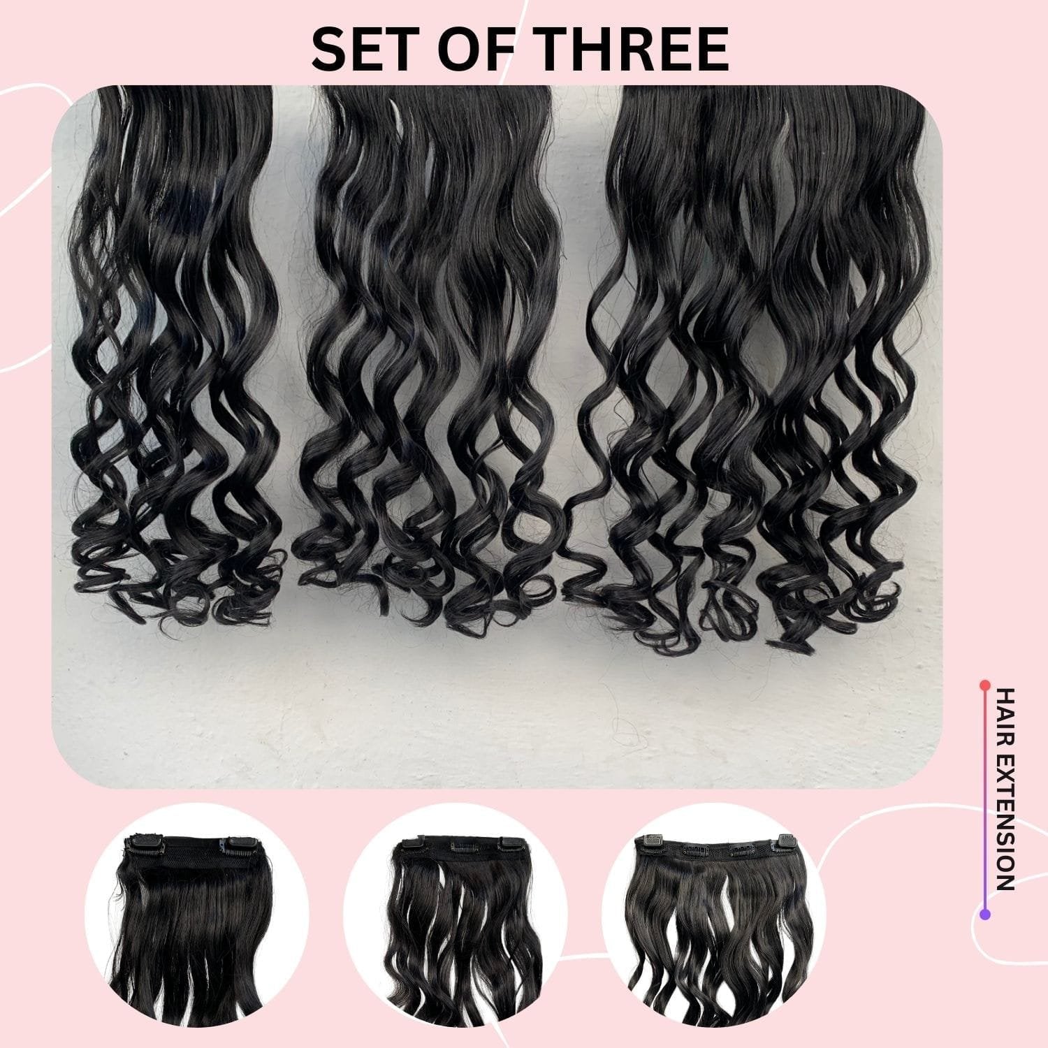 HAIR EXT 2 3 4 set