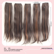 5 PCS CRIMPED (HAIR EXTENSION)