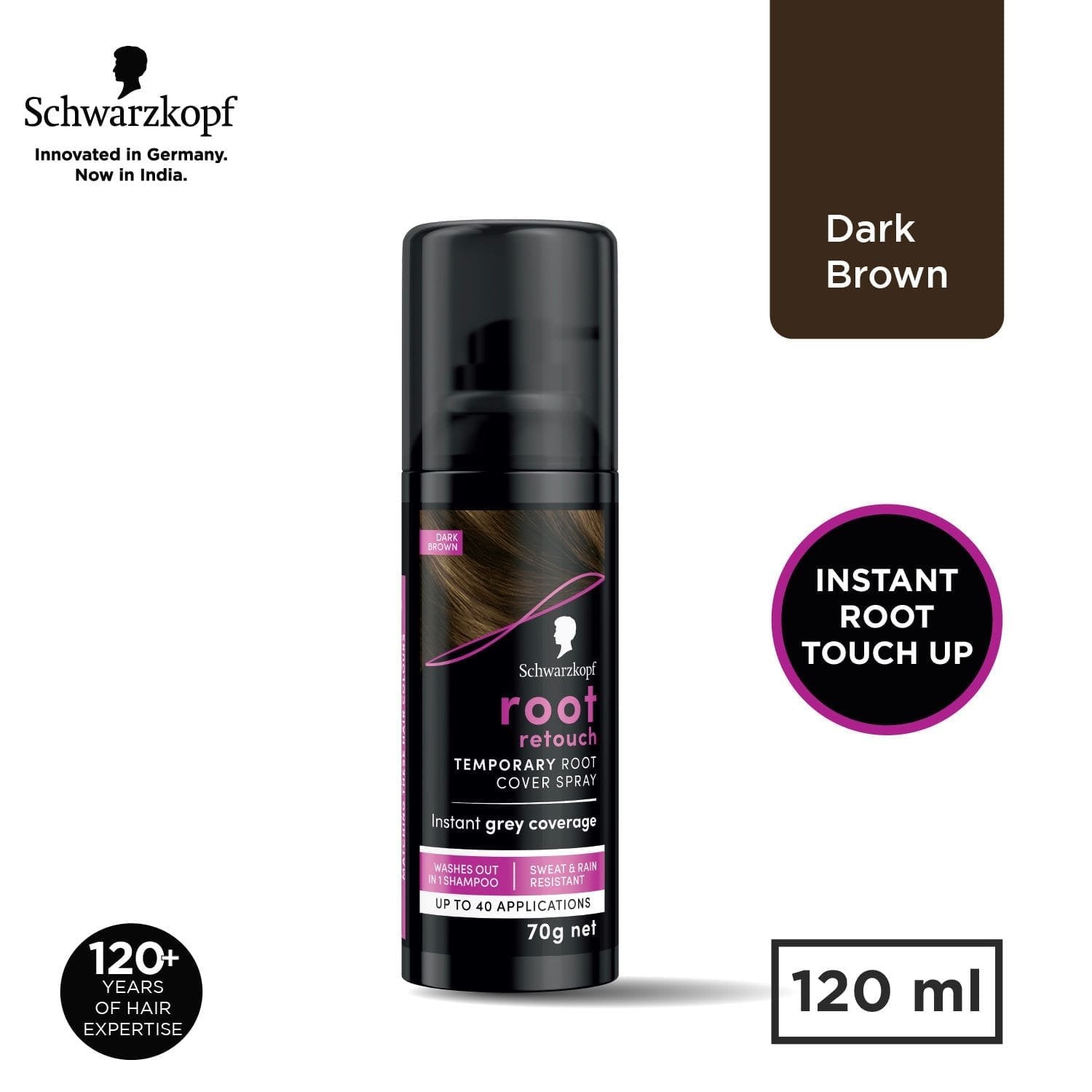 SCHWARZKOPF ROOT RETOUCH COVER SPRAY 70GMS