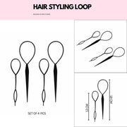 HAIR STYLING LOOP 4 PCS SET