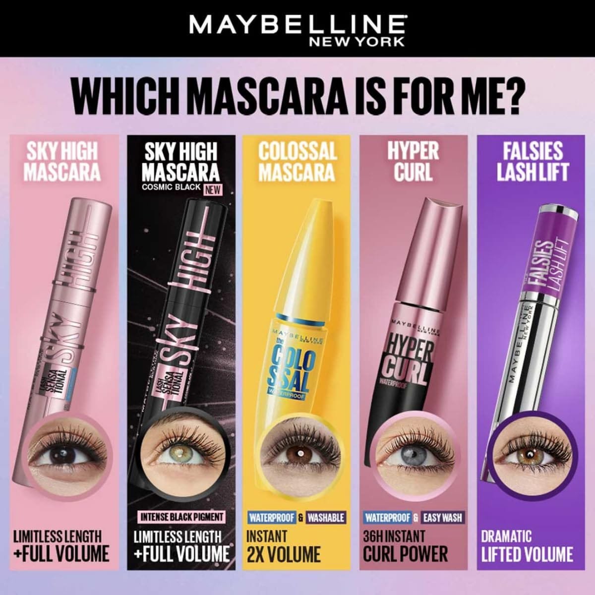 MAYBELLEINE SKY HIGH MASCARA 6 ml