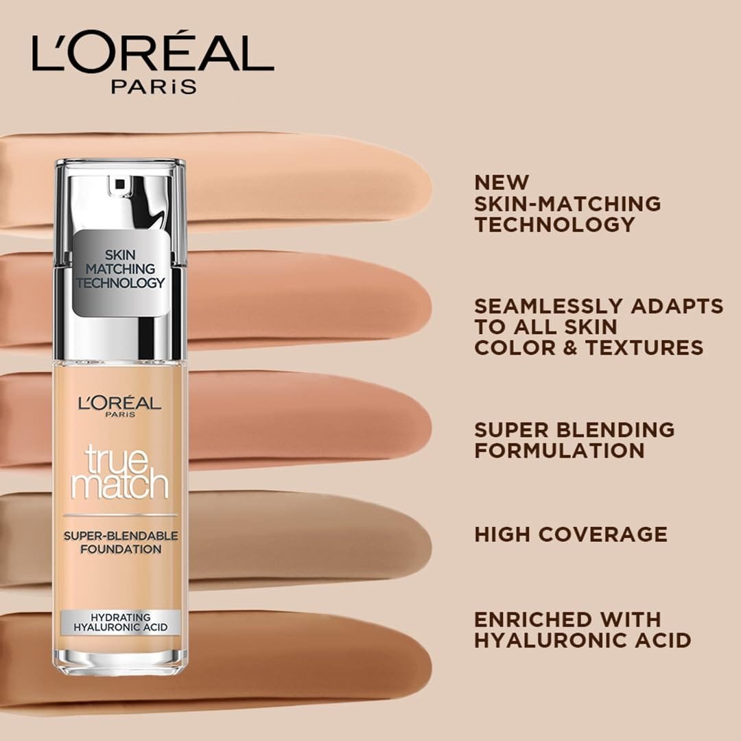 LOREAL TRUE MATCH FOUNDATION 30ML