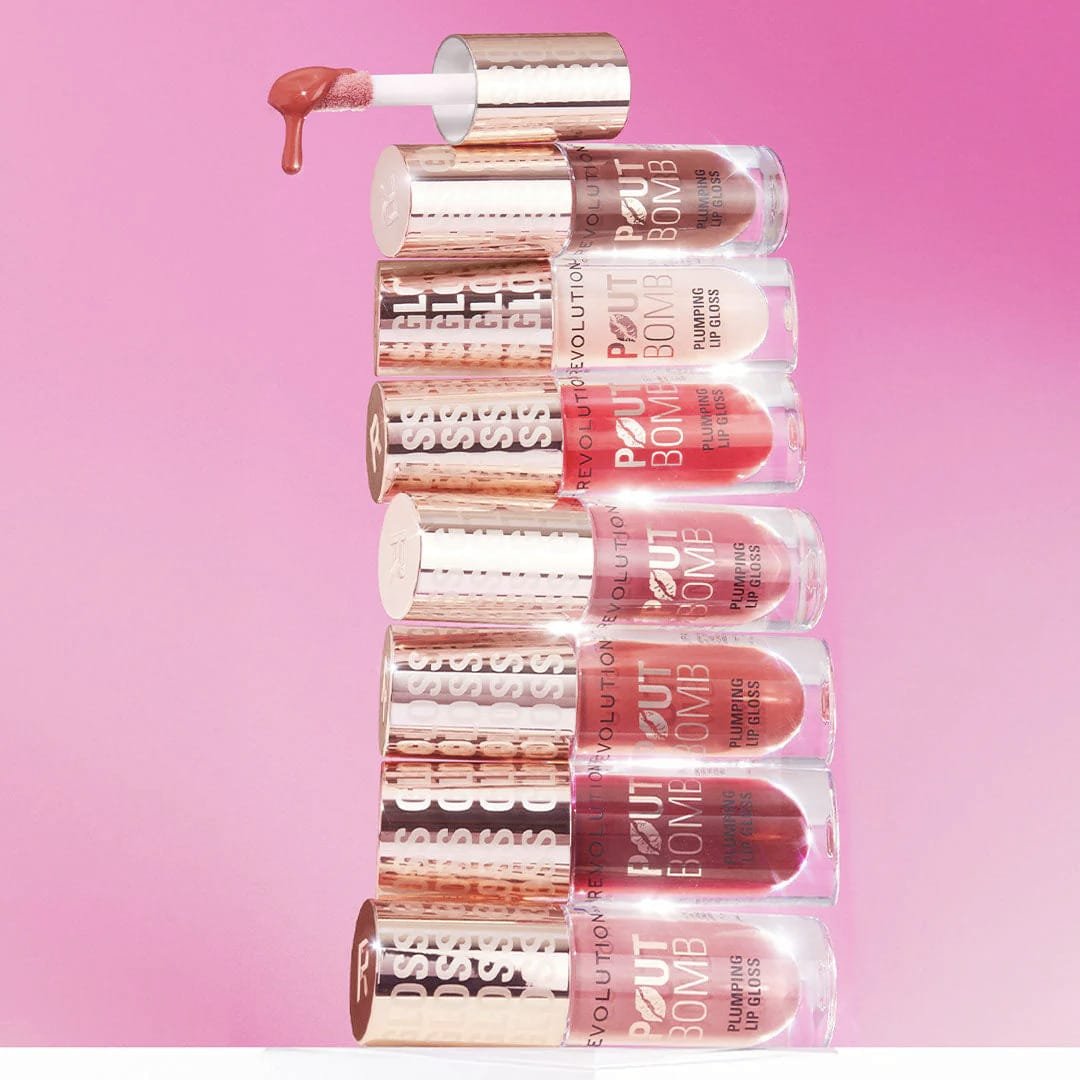 Revolution Pout Bomb Plumping Gloss SAUCE