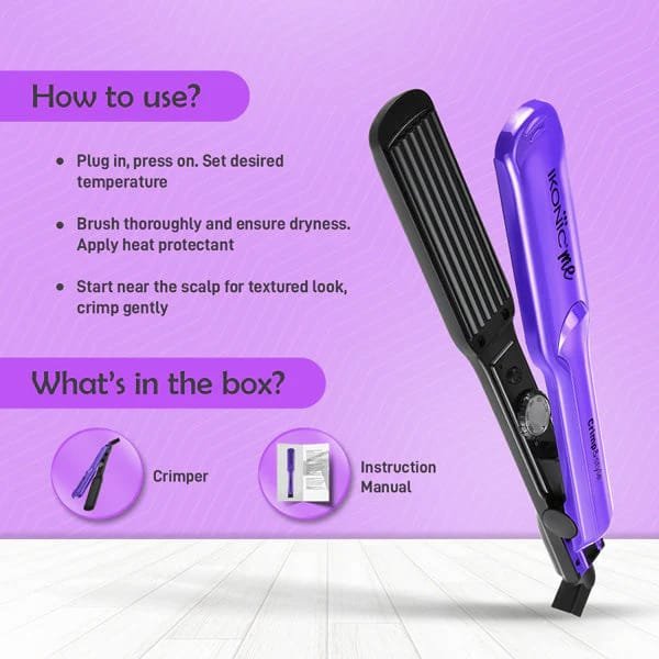 IKONIC CRIMPER CRIMP & STYLE PURPLE