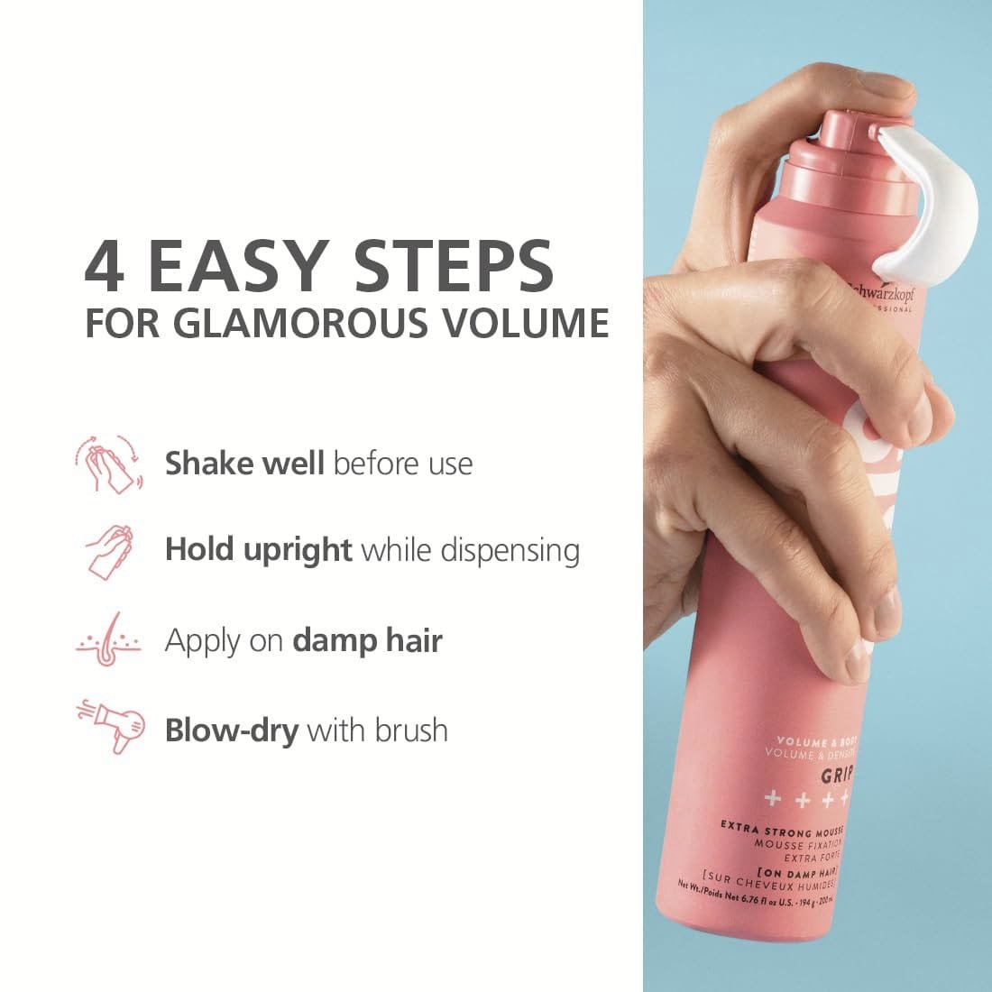 SCHWARZKOPF OSIS+ GRIP 200ML