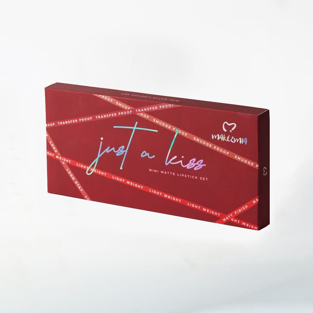 MAKEZMIA LIQUID LIPSTICK SET OF 12 - JUST A KISS 2ML*12