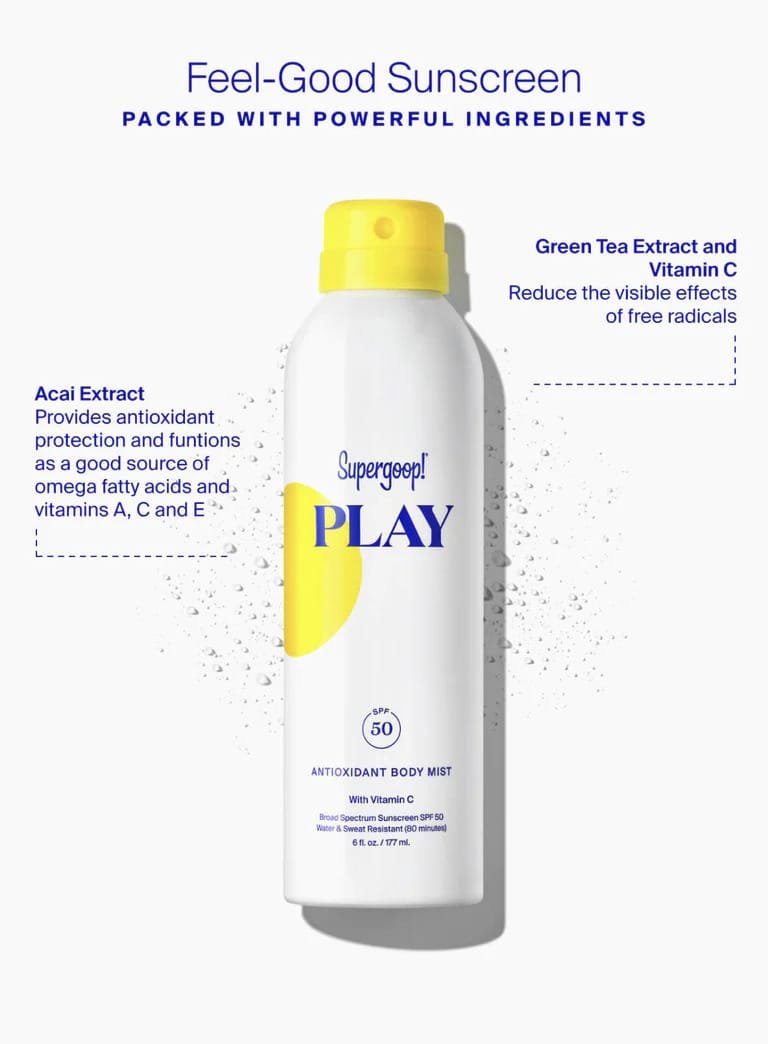 SUPERGOOP ANTIOXIDANT BODY MIST 177ML