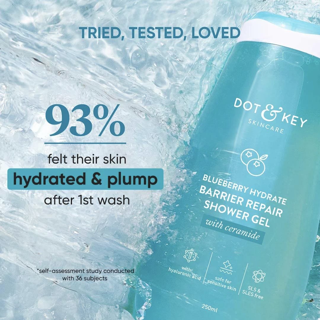 DOT & KEY BLUEBERRY HYDRATE BARRIER REPAIR SHOWER GEL