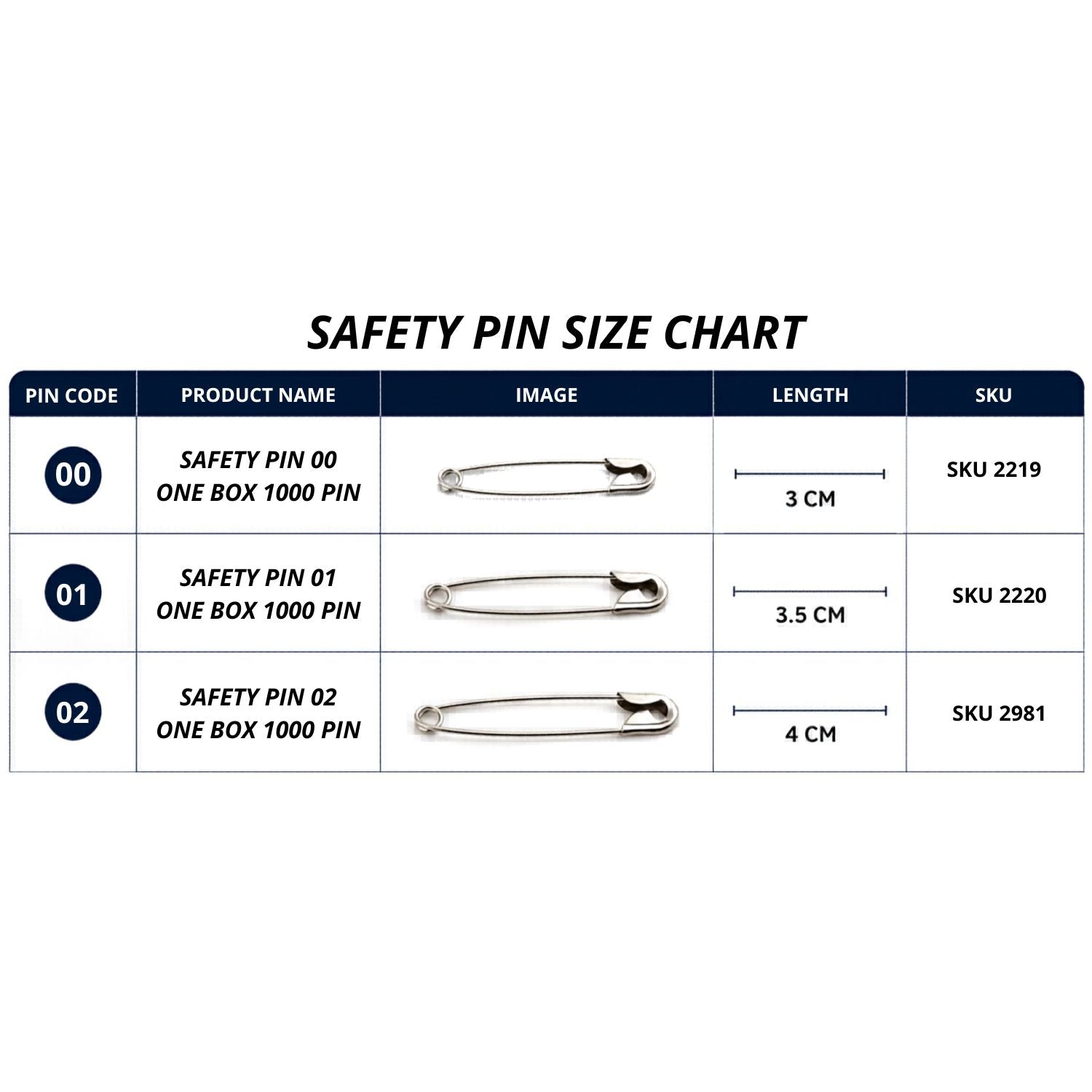 SAFETY PINS MIX