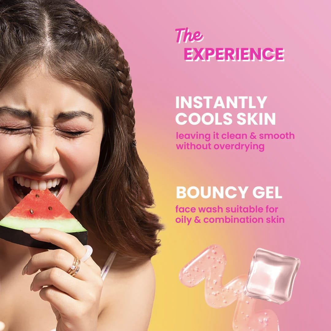 DOT & KEY WATERMELON COOLING GEL FACE WASH WITH VITAMIN C & CUCUMBER