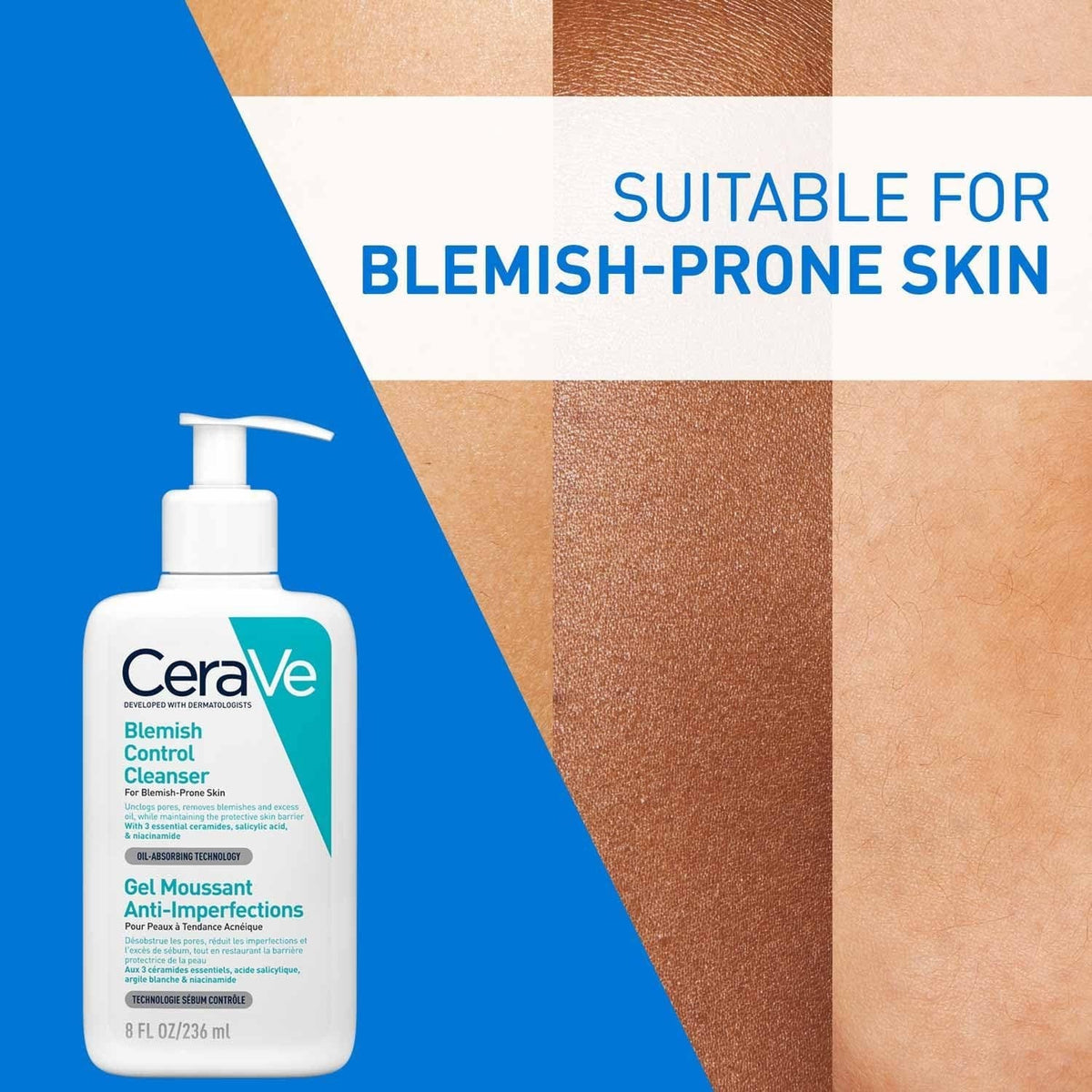 CERAVE BLEMISH CONTROL CLEANSER 236ML