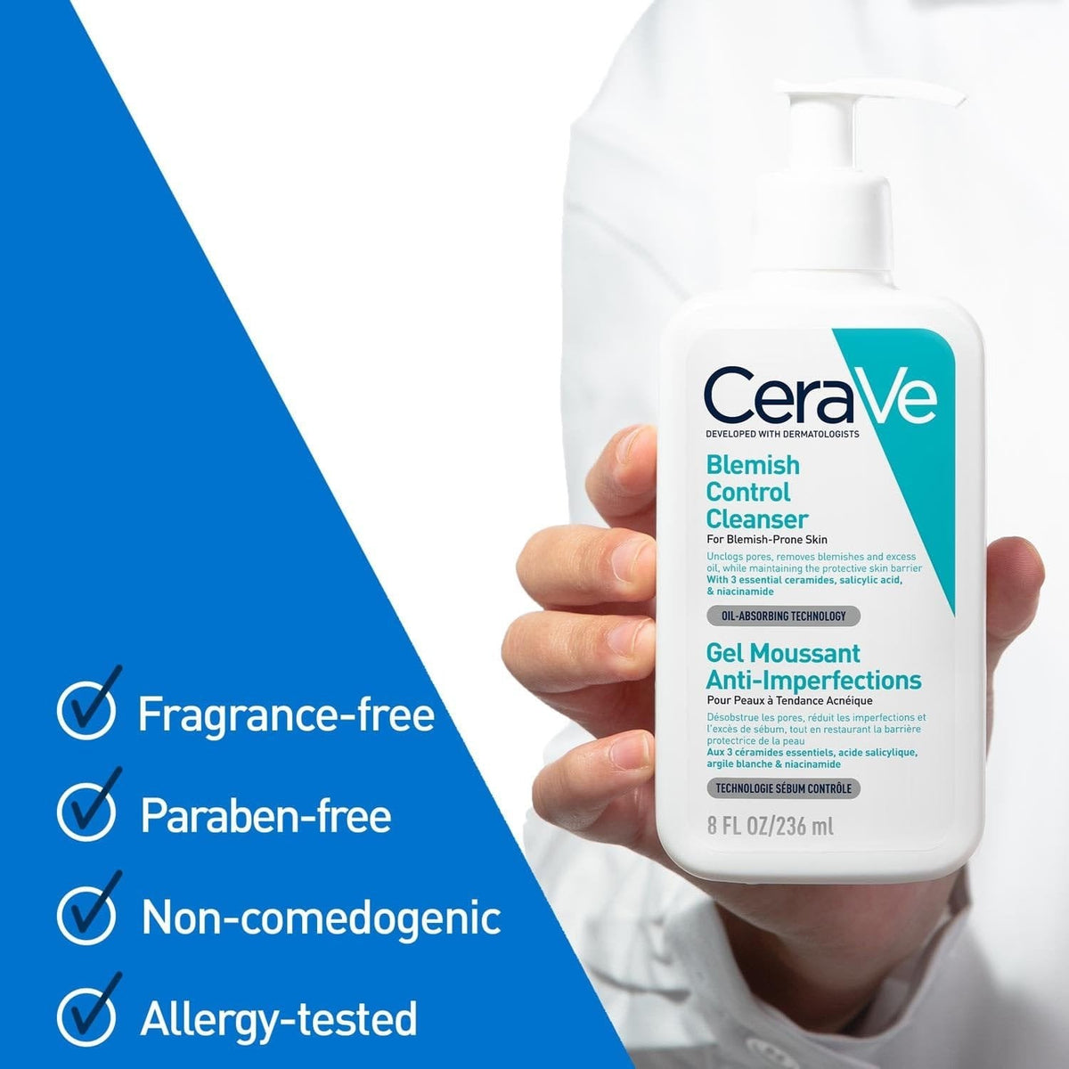 CERAVE BLEMISH CONTROL CLEANSER 236ML