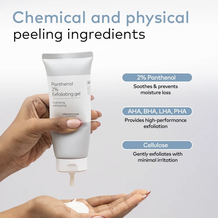 THE FACE SHOP PANTHENOL 2PERCENT EXFOLITATING GEL 150ML