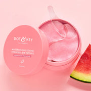 DOT & KEY WATERMELON COOLING HYDROGEL 60 EYE PATCHES WITH HYLURONIC & NIACINAMIDE