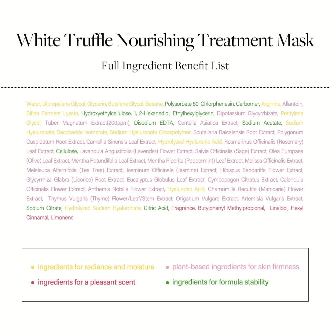 D ALBA WHITE TRUFFLE NOURISHING TREATMENT MASK 1PC