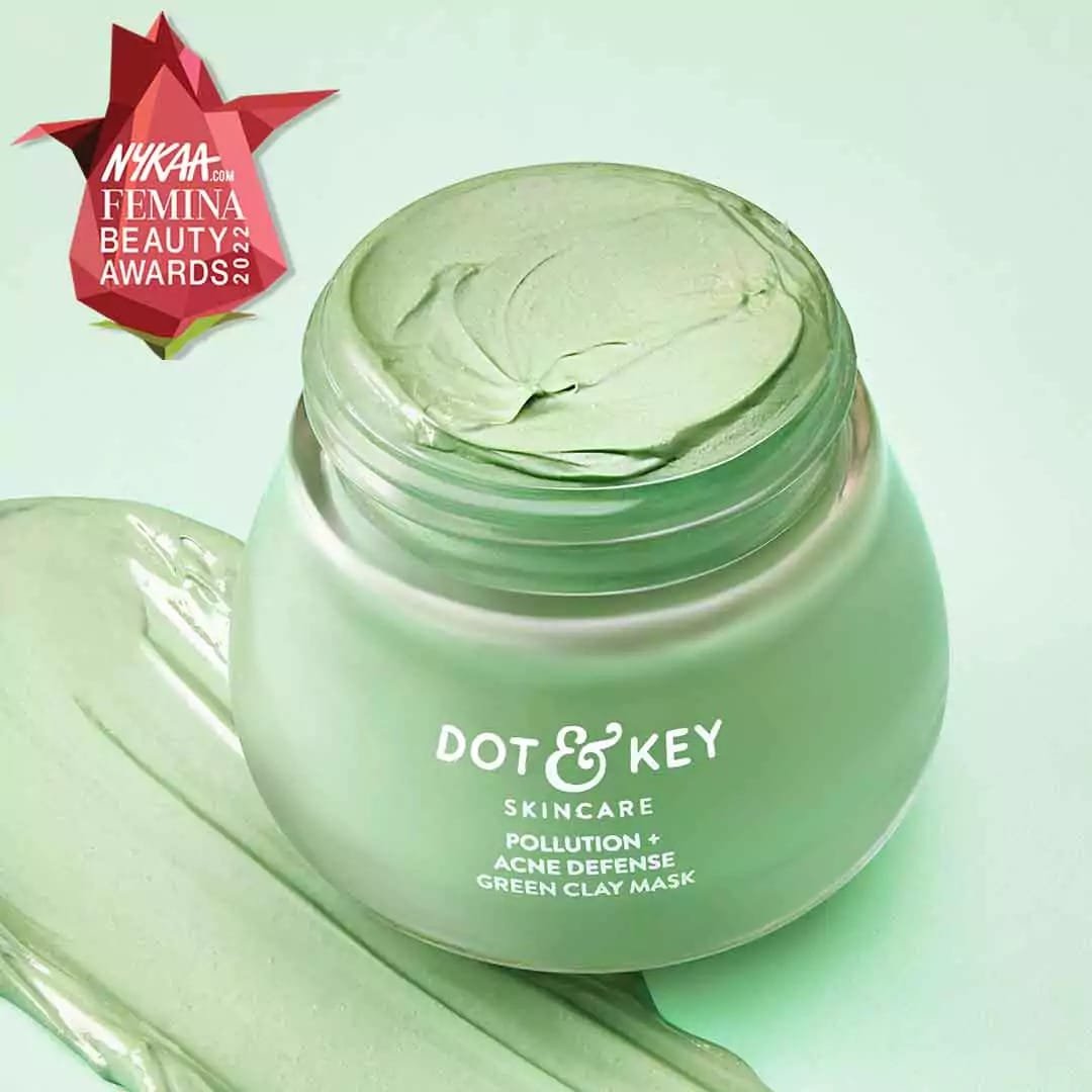 DOT & KEY POLLUTION + ACNE DEFENSE GREEN CLAY MASK WITH CICA & MATCHA GREEN TEA