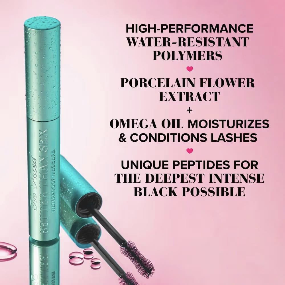 TOO FACED MASCARA BETTER THAN SEX WATER PROFF
