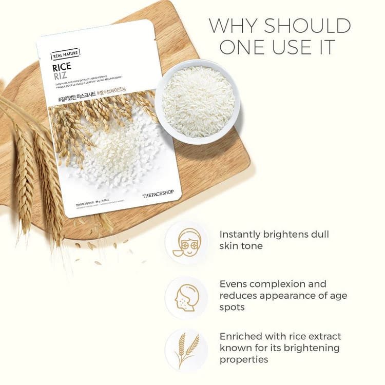 The Face Shop Real Nature Rice Face Mask 20g