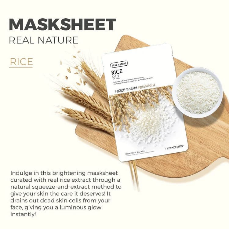 The Face Shop Real Nature Rice Face Mask 20g