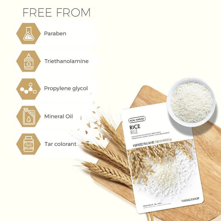The Face Shop Real Nature Rice Face Mask 20g