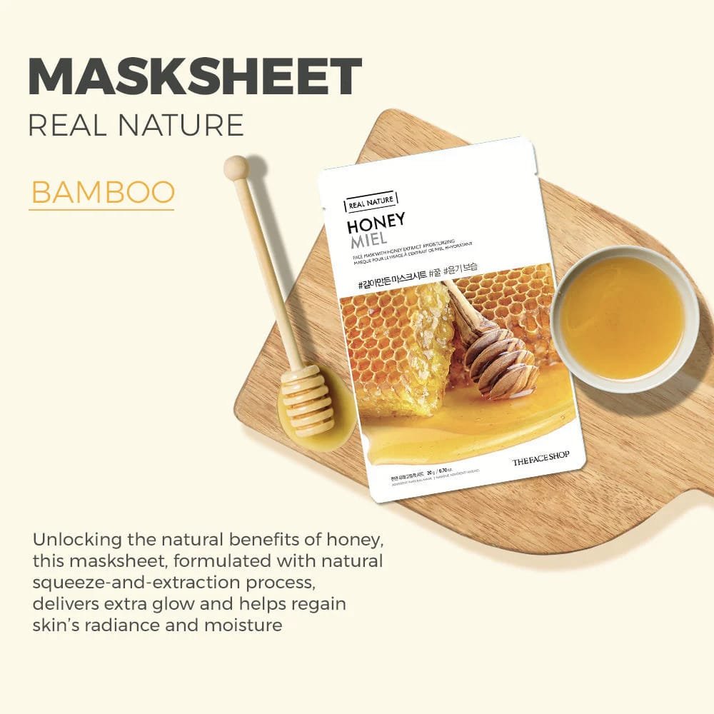 The Face Shop Real Nature Honey Miel Face Mask 20g