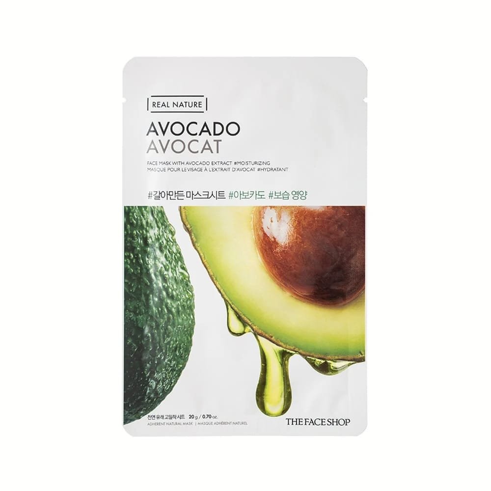 The Face Shop Real Nature Avocado Face Mask  20g