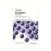 The Face Shop Real Nature Blueberry Face Mask   20g