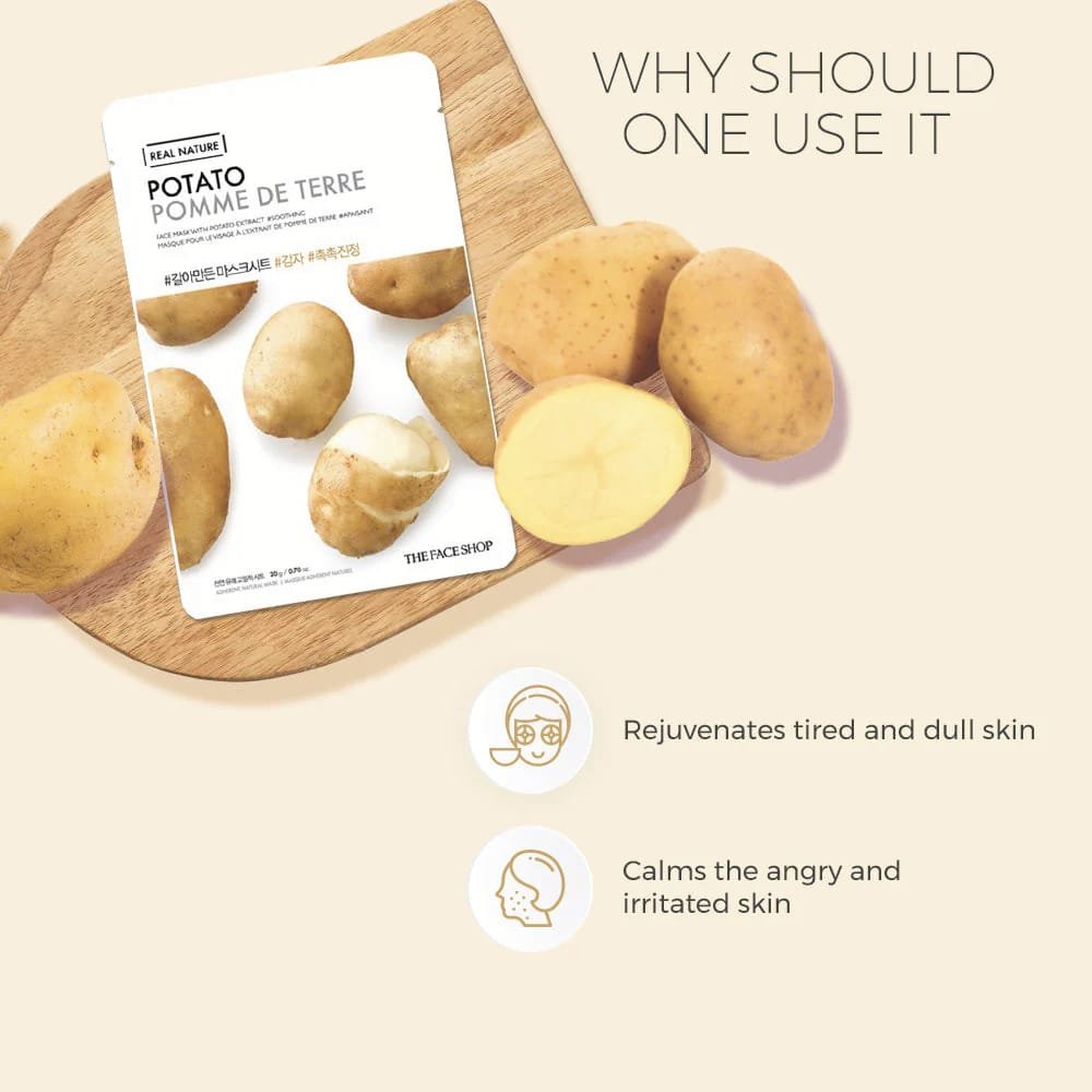 The Face Shop Real Nature Potato Face Mask  20g