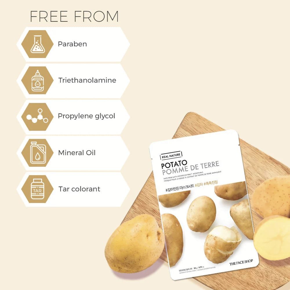 The Face Shop Real Nature Potato Face Mask  20g