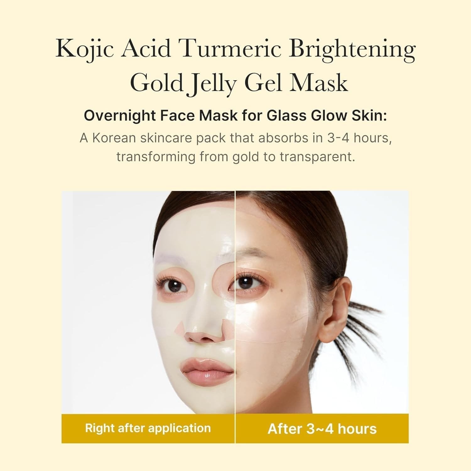 MEDICUBE KOJIC ACID TURMERIC BRIGHTENING GEL MASK 28G