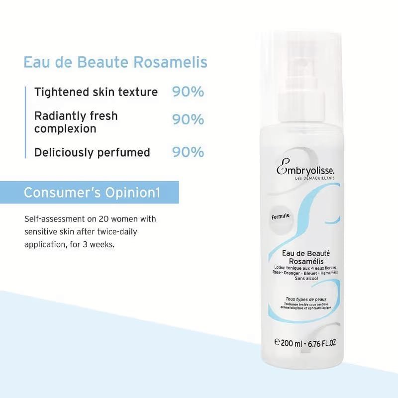 EMBRYOLISSE EAU DE BEAUTE TONER 200ML