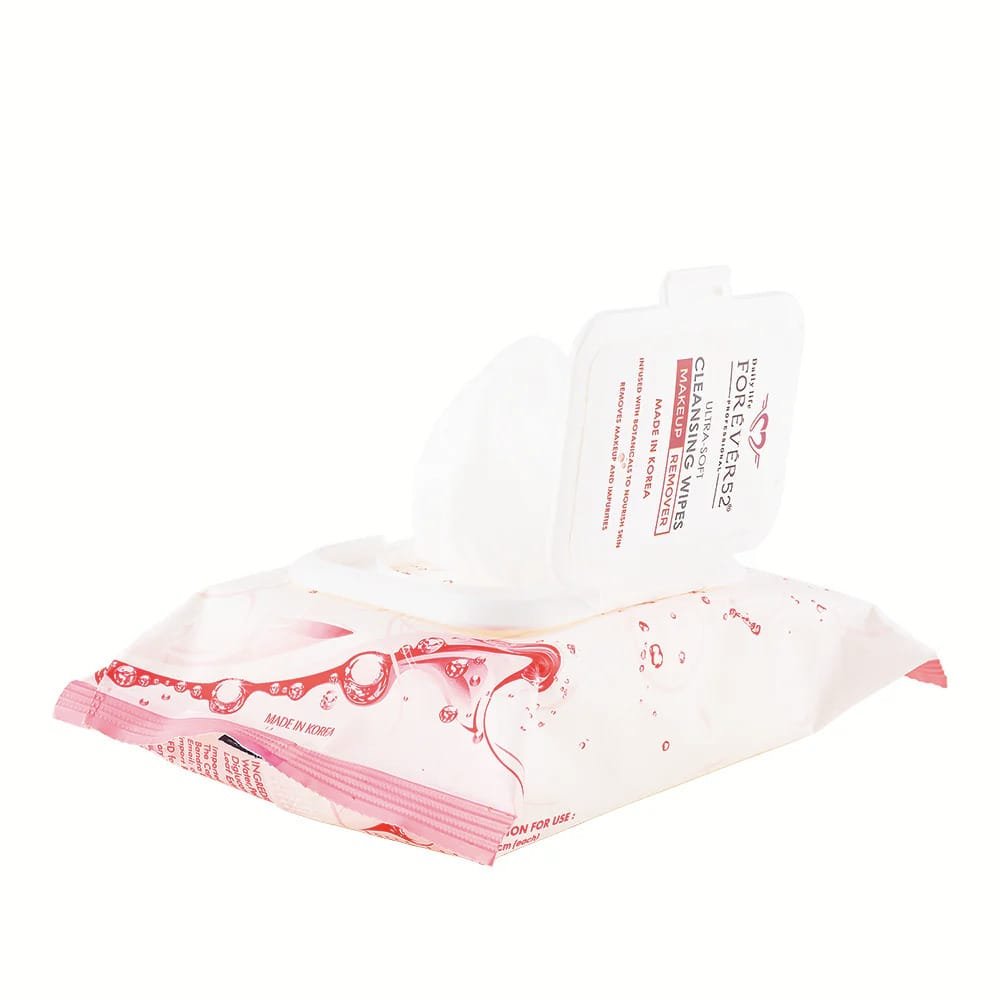 FOREVER 52 CLEANSING WIPES PACK OF 25PCS KWT001