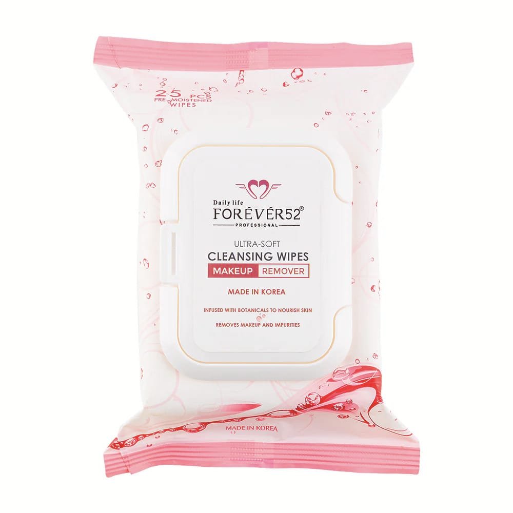 FOREVER 52 CLEANSING WIPES PACK OF 25PCS KWT001