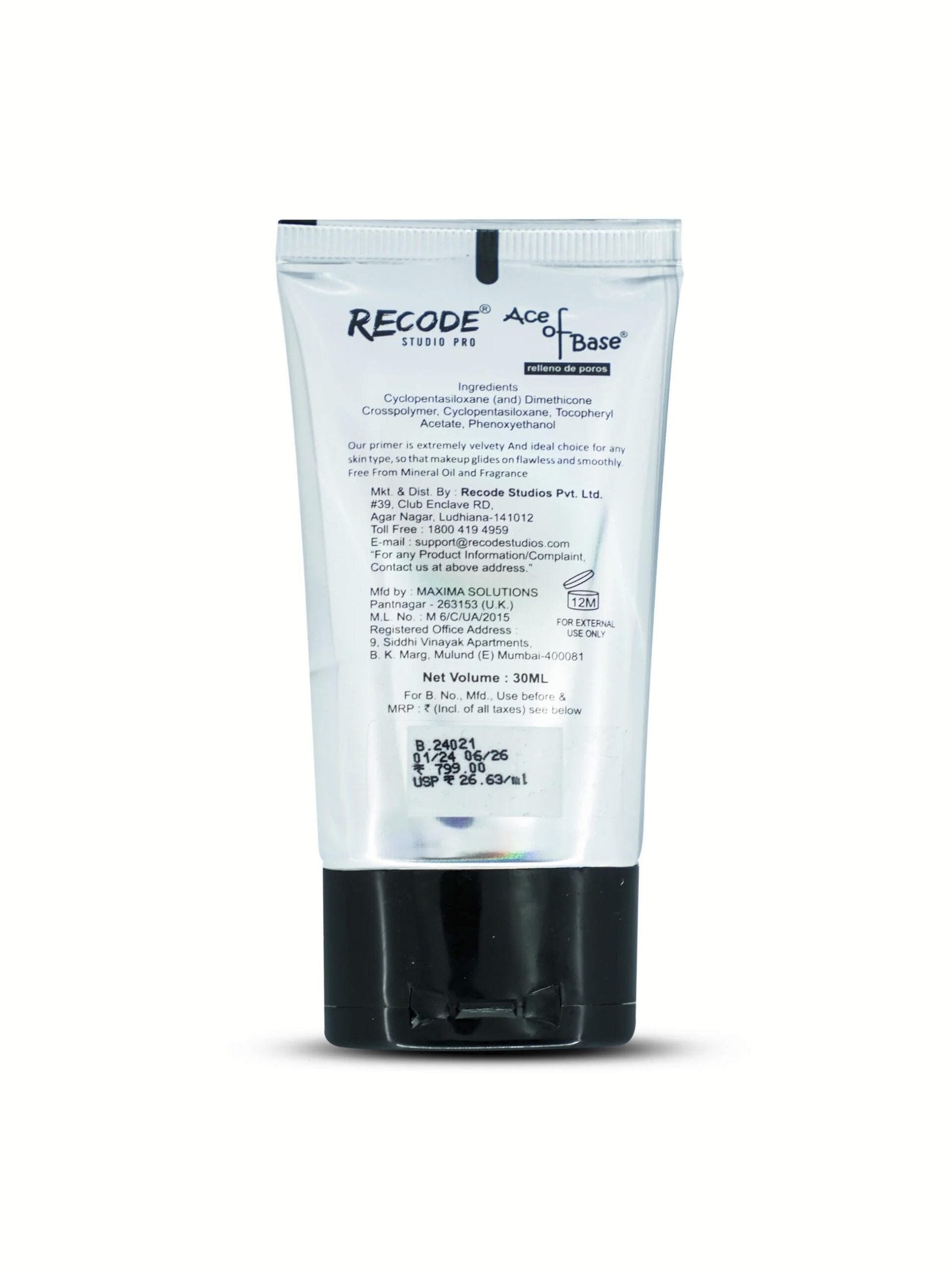 RECODE ACE OF BASE MATTIFYING PRIMER 30ML