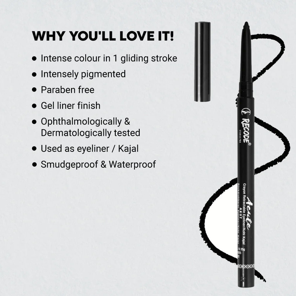 RECODE ACutE KAJAL BLACK 0.35G