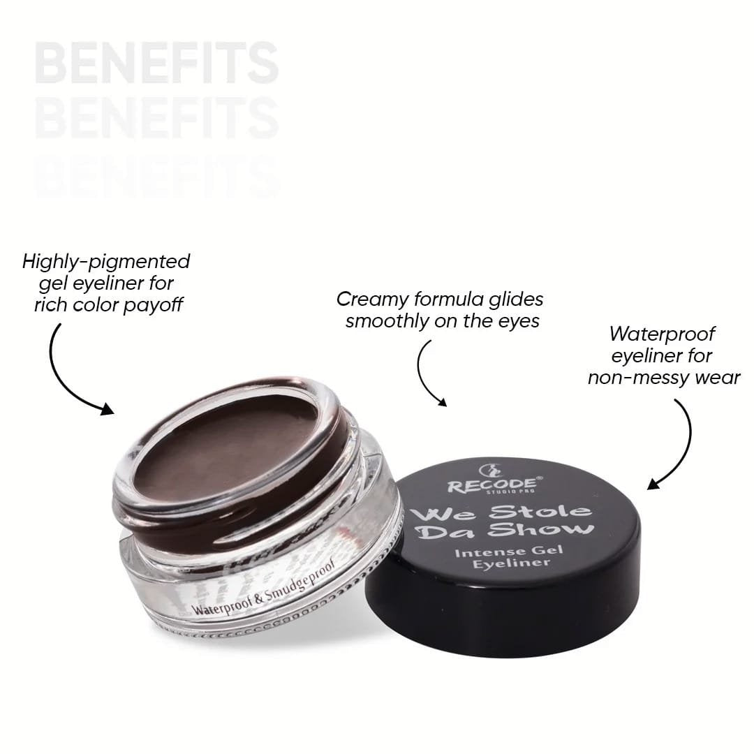 RECODE WE STOLE DA SHOW GEL LINER-COFFEE BROWN 5GMS